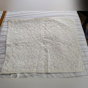 Cream Quilted opal house sham